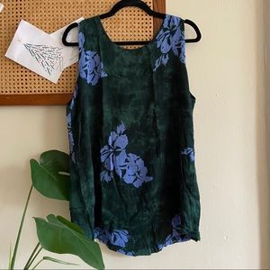 Vintage Hawaiian Print Tunic